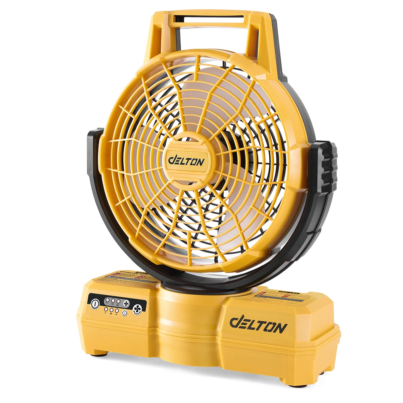 พัดลมไร้สาย 12 นิ้ว (พร้อมแบตเตอรี่) DELTON รุ่น MKT-15FS ULTRAFLEX 20V 4AH